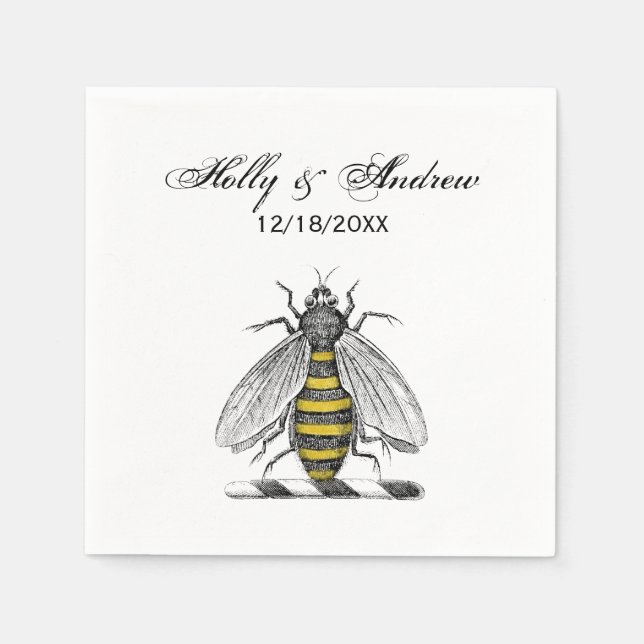 Guardanapo De Papel Casaco de Abelhas Herádicas de Pré-Disquete Emblem (Frente)