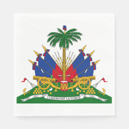 Guardanapo De Papel Casaco de Armas do Haiti (Haiti)
