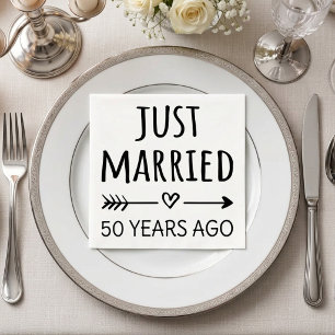 Guardanapo De Papel Casados há 50 Anos I