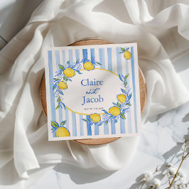 Guardanapo De Papel Casamento Azul Mediterrâneo