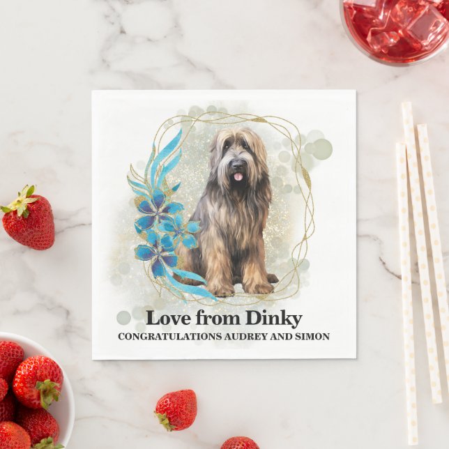 Guardanapo De Papel Casamento Briard Eu Faço Muito Nápoles Com Foto De (Insitu)