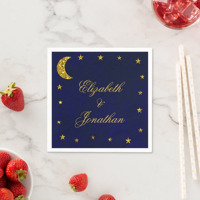 Guardanapo De Papel Casamento Celestial Noite Sky (Insitu)