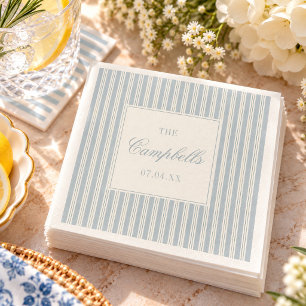 Guardanapo De Papel Casamento Chic no Estilo Francês Country com Listr