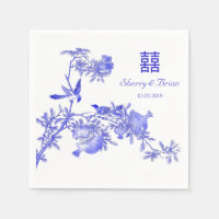 Casamento Chinoiserie Felicidade Dupla Chinês