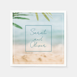 Guardanapo De Papel Casamento clássico de verão