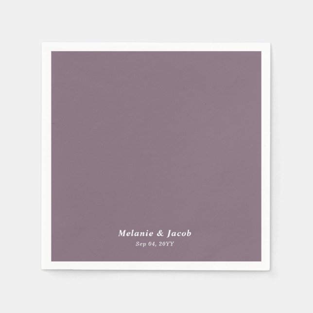 Guardanapo De Papel Casamento Colorido de Oliva (Frente)