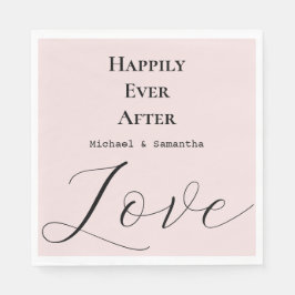 Guardanapo De Papel Casamento Cor-de-Rosa Esmagadora