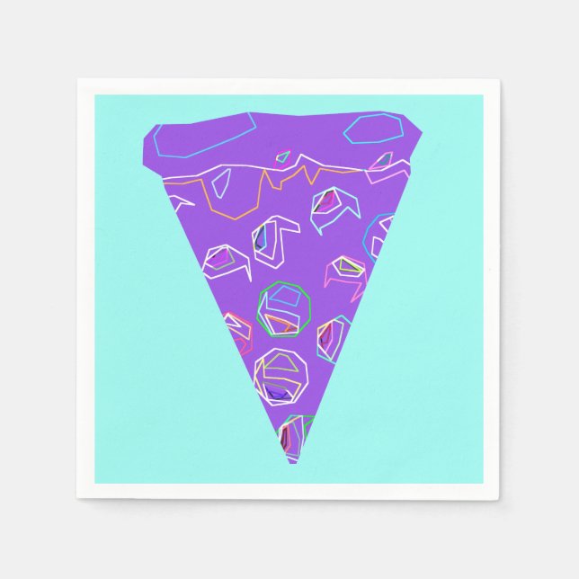 Guardanapo De Papel Casamento da Pizza Party (Frente)