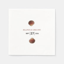 Casamento de Amarros de Seashell de Praia