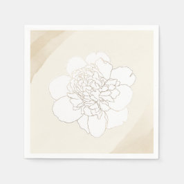 Guardanapo De Papel Casamento de Blossomas Brancos