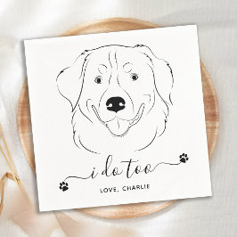 Guardanapo De Papel Casamento De Cachorro Eu Faço Muito Retriever De O
