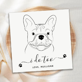 Guardanapo De Papel Casamento De Cachorro Eu Tenho Que Personalizar O 