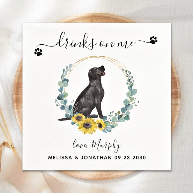 Guardanapo De Papel Casamento De Cachorro Personalizado Bebe Em Mim Co (Criador carregado)
