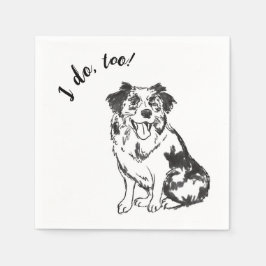 Guardanapo De Papel Casamento de Cachorros Napkins