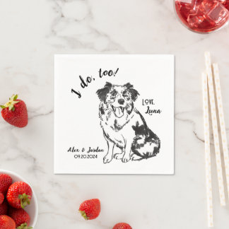 Guardanapo De Papel Casamento de Cachorros Napkins