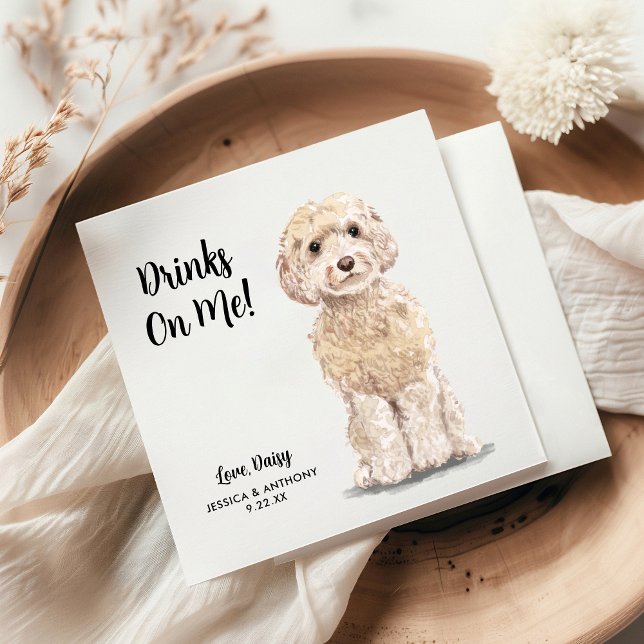 Guardanapo De Papel Casamento de Cachorros Napkins (Criador carregado)