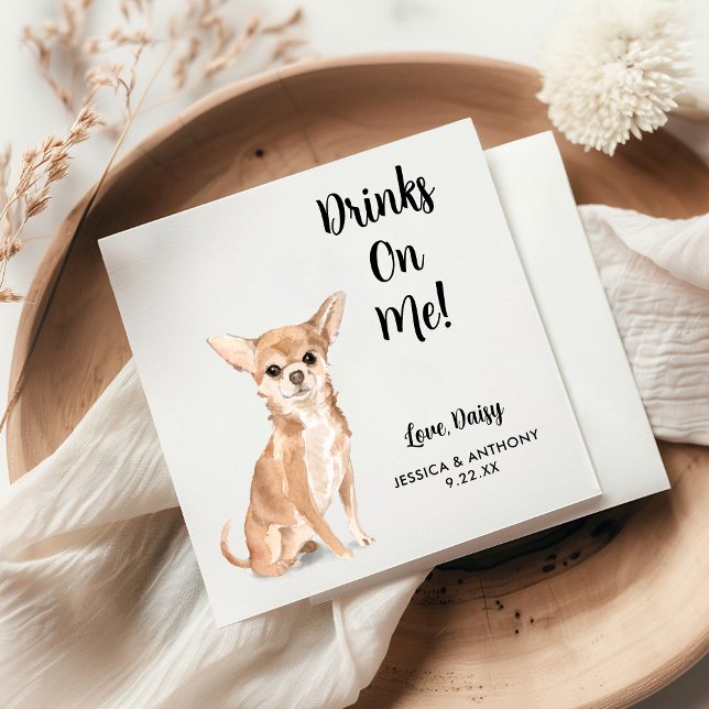 Guardanapo De Papel Casamento de Cachorros Napkins (Criador carregado)