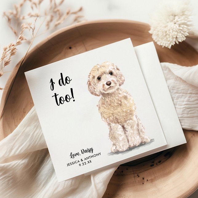 Guardanapo De Papel Casamento de Cachorros Napkins (Criador carregado)