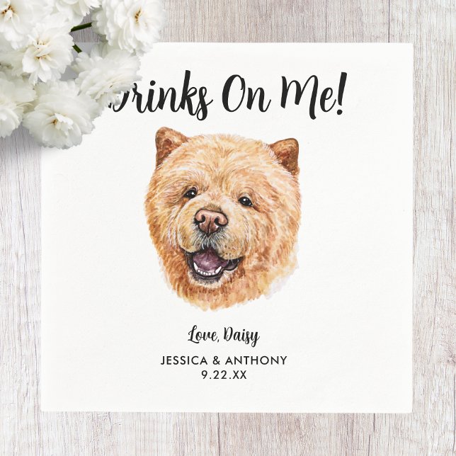 Guardanapo De Papel Casamento de Cachorros Napkins (Criador carregado)