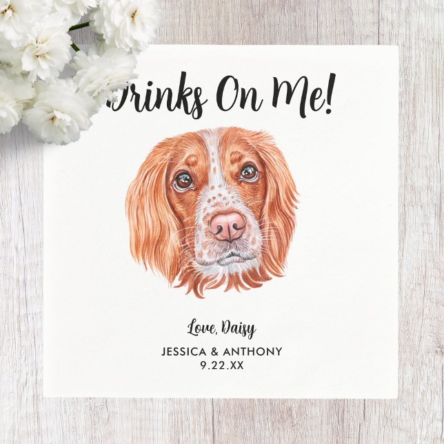 Guardanapo De Papel Casamento de Cachorros Napkins (Criador carregado)