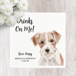 Guardanapo De Papel Casamento de Cachorros Napkins