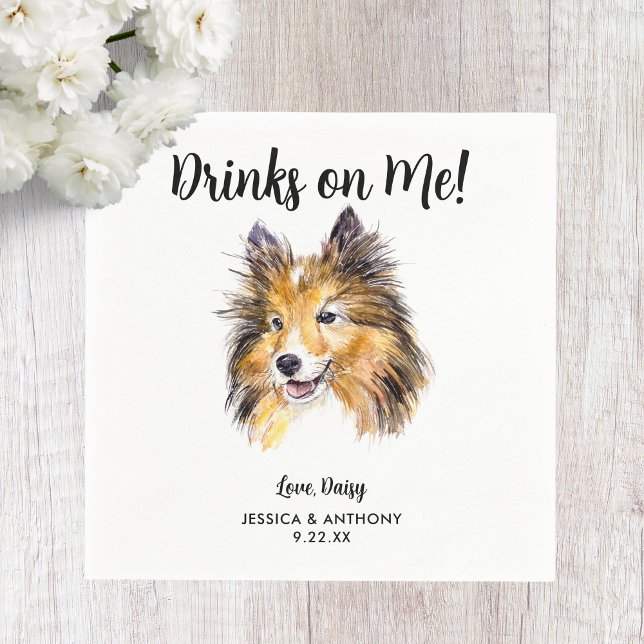 Guardanapo De Papel Casamento de Cachorros Napkins (Criador carregado)