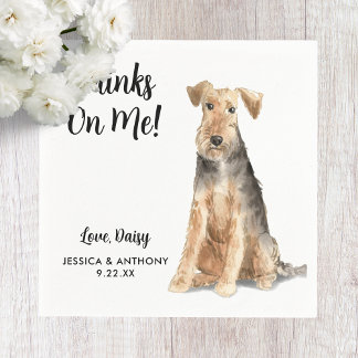 Guardanapo De Papel Casamento de Cachorros Napkins