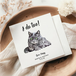 Guardanapo De Papel Casamento de Cat Cocktail Napkins