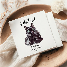 Guardanapo De Papel Casamento de Cat Cocktail Napkins