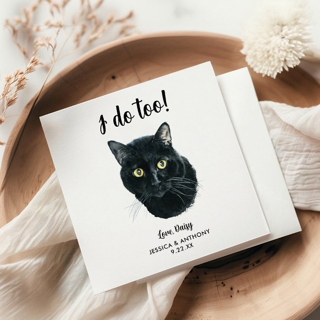 Guardanapo De Papel Casamento de Cat Cocktail Napkins (Criador carregado)