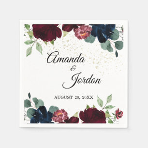 Guardanapo De Papel Casamento de Celebração de Verão Cocktail Napkin