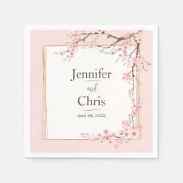 Guardanapo De Papel Casamento de Cherry Blossom
