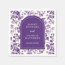 Casamento de Chinoiserie Roxo