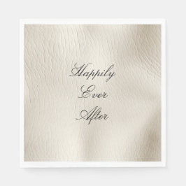 Guardanapo De Papel Casamento de Couro Branco Faux Leather
