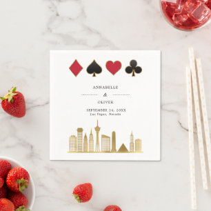 Guardanapo De Papel Casamento de Destino de Fotos em Las Vegas