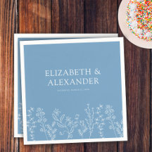 Casamento de Elegante Wildflower Periwinkle