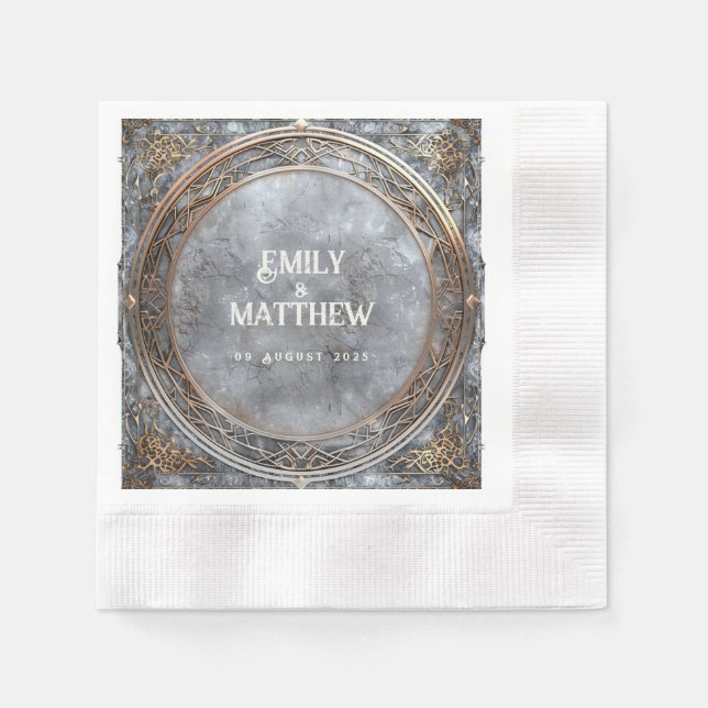 Guardanapo De Papel Casamento de Fantasia de Splendor Anão (Frente)