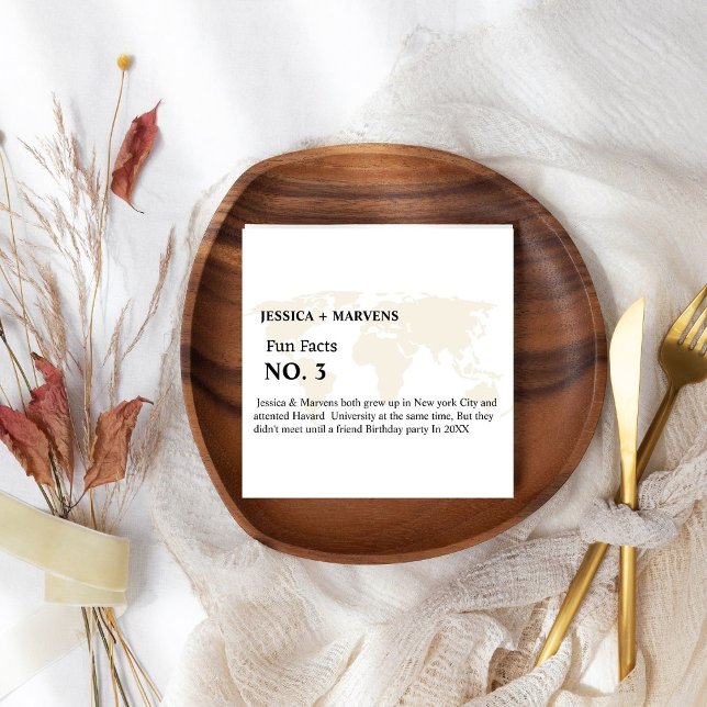 Guardanapo De Papel Casamento de fato de Destino, janto de ensaio (Criador carregado)