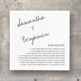 Guardanapo De Papel Casamento de Fatos Brancos Brancos e Pretos Modern