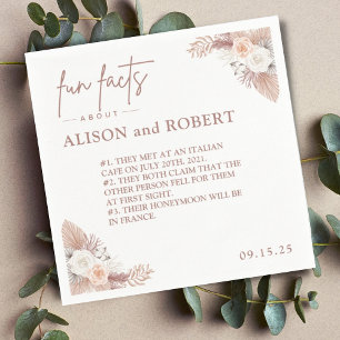 Guardanapo De Papel Casamento de Fatos Simples e Únicos de Trendy