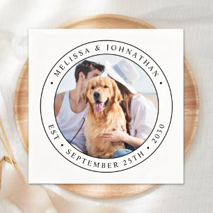 Guardanapo De Papel Casamento de Fotografias Personalizado