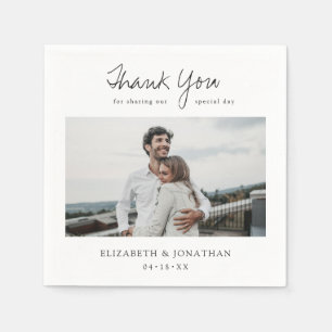 Guardanapo De Papel Casamento de Fotografias Personalizado