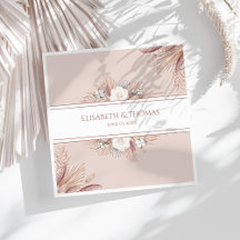 Casamento de Grama de Pampas Boho