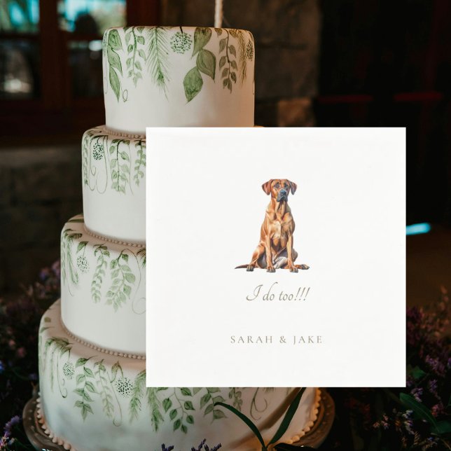 Guardanapo De Papel Casamento de Imagem Pet Personalizada Napkins (Criador carregado)