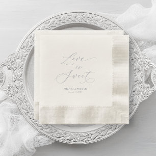 Guardanapo De Papel Casamento de luxo "Amor é Doce"