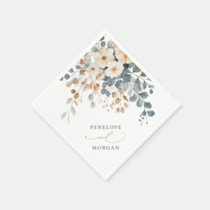 Guardanapo De Papel Casamento De Molho Terrestre De Tonelada Suave