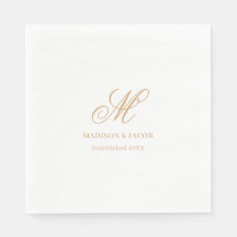 Casamento de Monograma Elegante