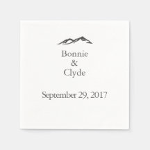 Casamento de Montanha - Cocktail Napkins