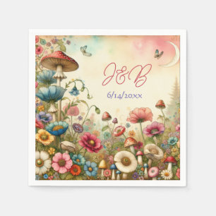 Guardanapo De Papel Casamento de Núcleo de Algodão Personalizado