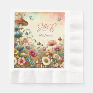 Guardanapo De Papel Casamento de Núcleo de Algodão Personalizado